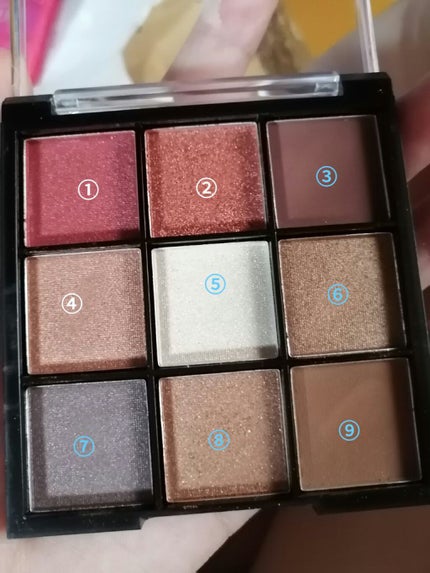 UR GLAM BLOOMING EYE COLOR PALETTE/U R GLAM/アイシャドウパレットを使ったクチコミ(1枚目)