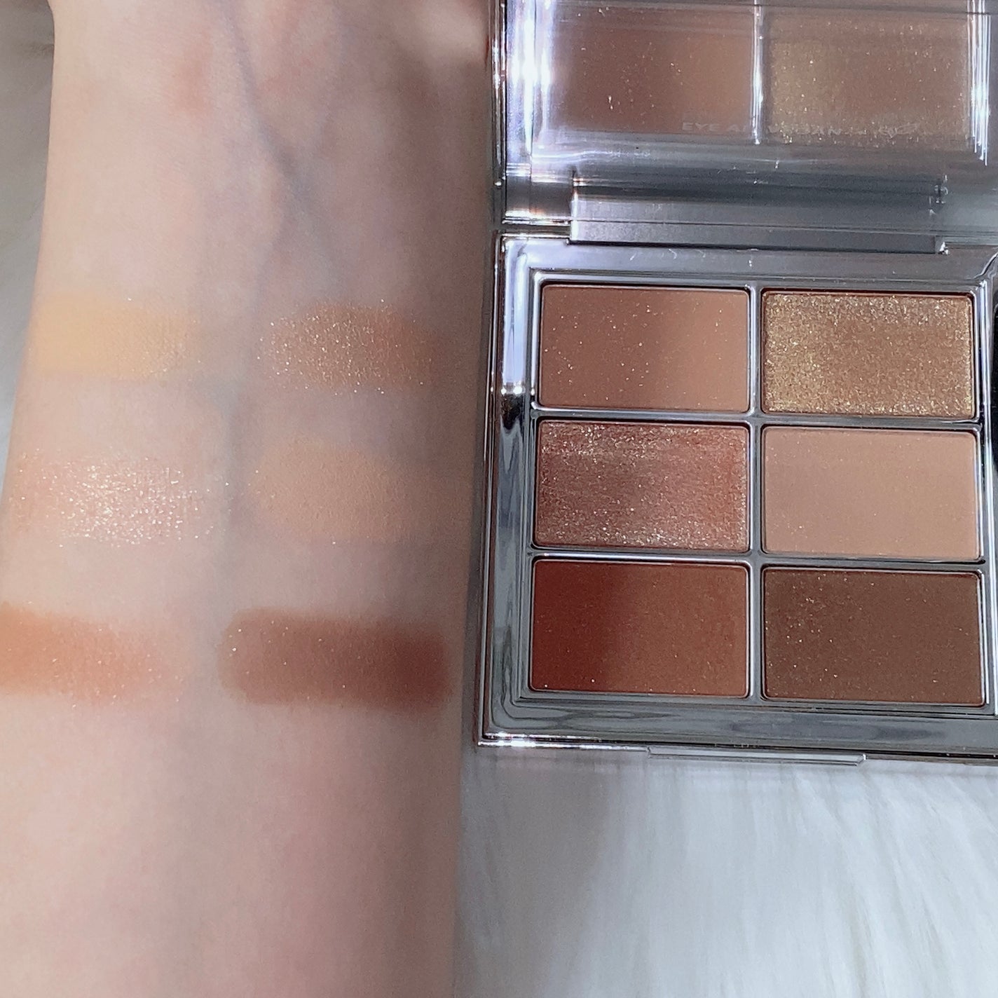 アイ ヴィーガン シアーパレット/AMUSE/アイシャドウパレットを使ったクチコミ(4枚目)