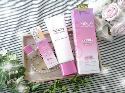 アミノモイスト エイジングケア ミルククリーム/ミノン/フェイスクリームを使ったクチコミ(1枚目)