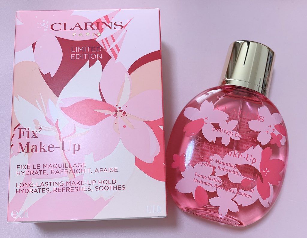 フィックス メイクアップ サクラ/CLARINS/ミスト状化粧水を使ったクチコミ(1枚目)