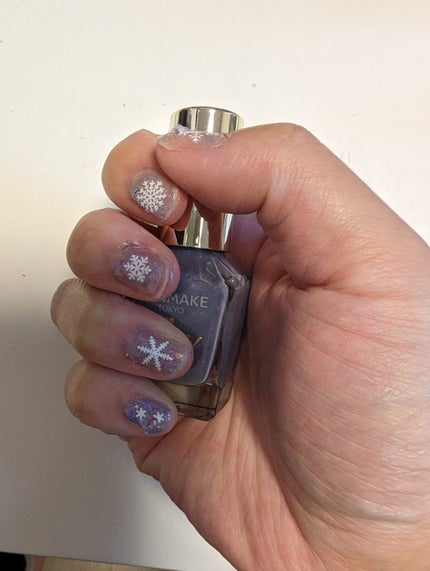スノーシール/NAILTOWN/ネイルシールを使ったクチコミ(1枚目)