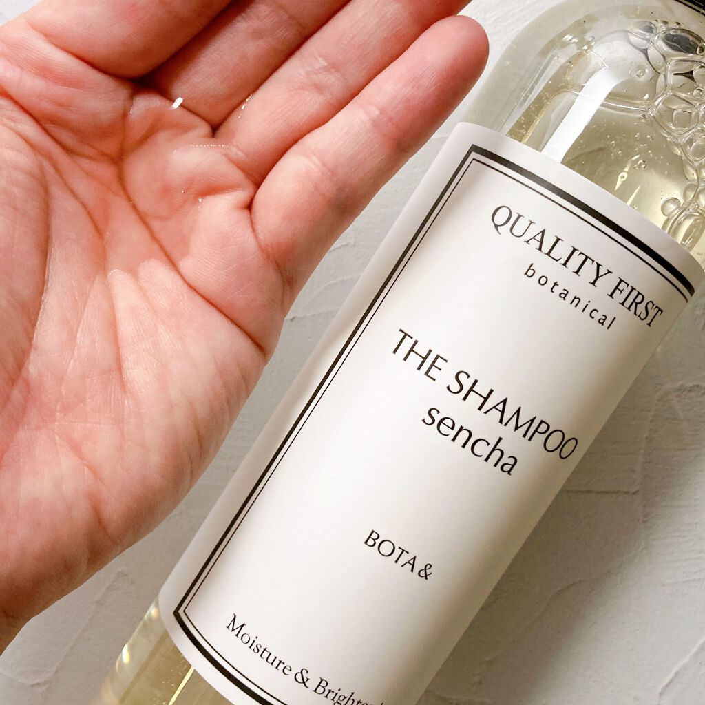 ボタアンド ザ シャンプー <sencha>/クオリティファースト/市販シャンプーを使ったクチコミ（2枚目）