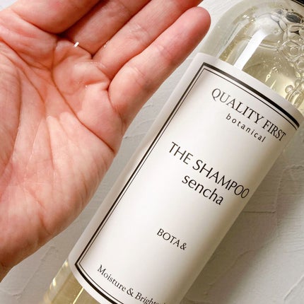 ボタアンド ザ シャンプー <sencha>/クオリティファースト/市販シャンプーを使ったクチコミ(2枚目)