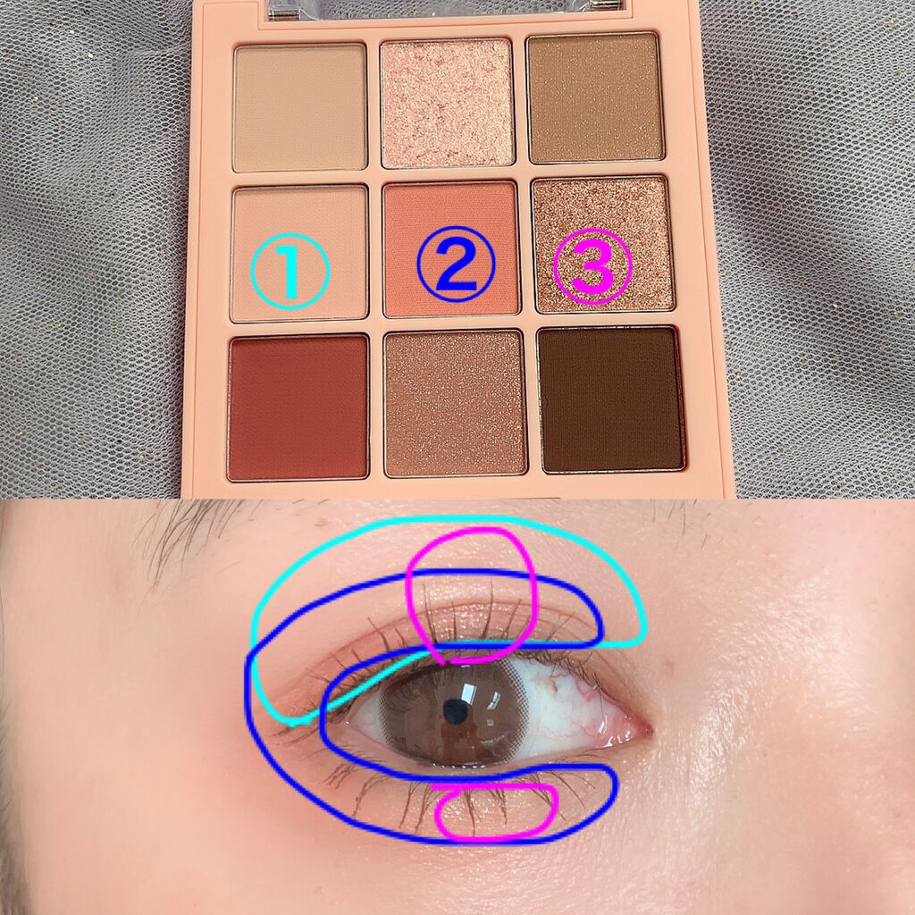 ワンピックアイシャドウパレット/APLIN/アイシャドウパレットを使ったクチコミ(3枚目)