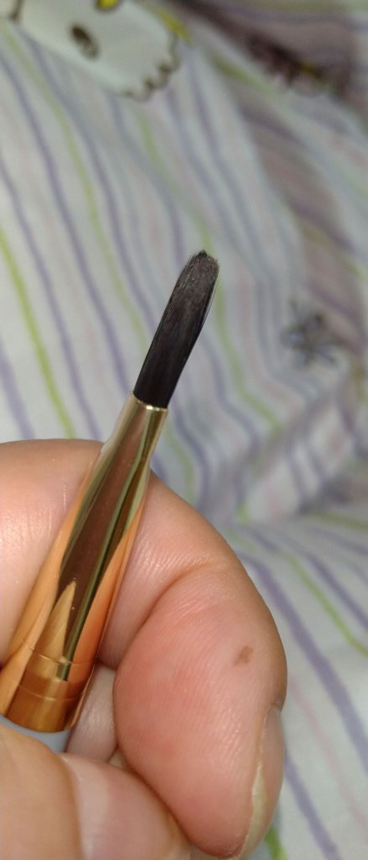 ダブルアイシャドウブラシ(ポインテッド)/フェリセラ/メイクブラシを使ったクチコミ(5枚目)