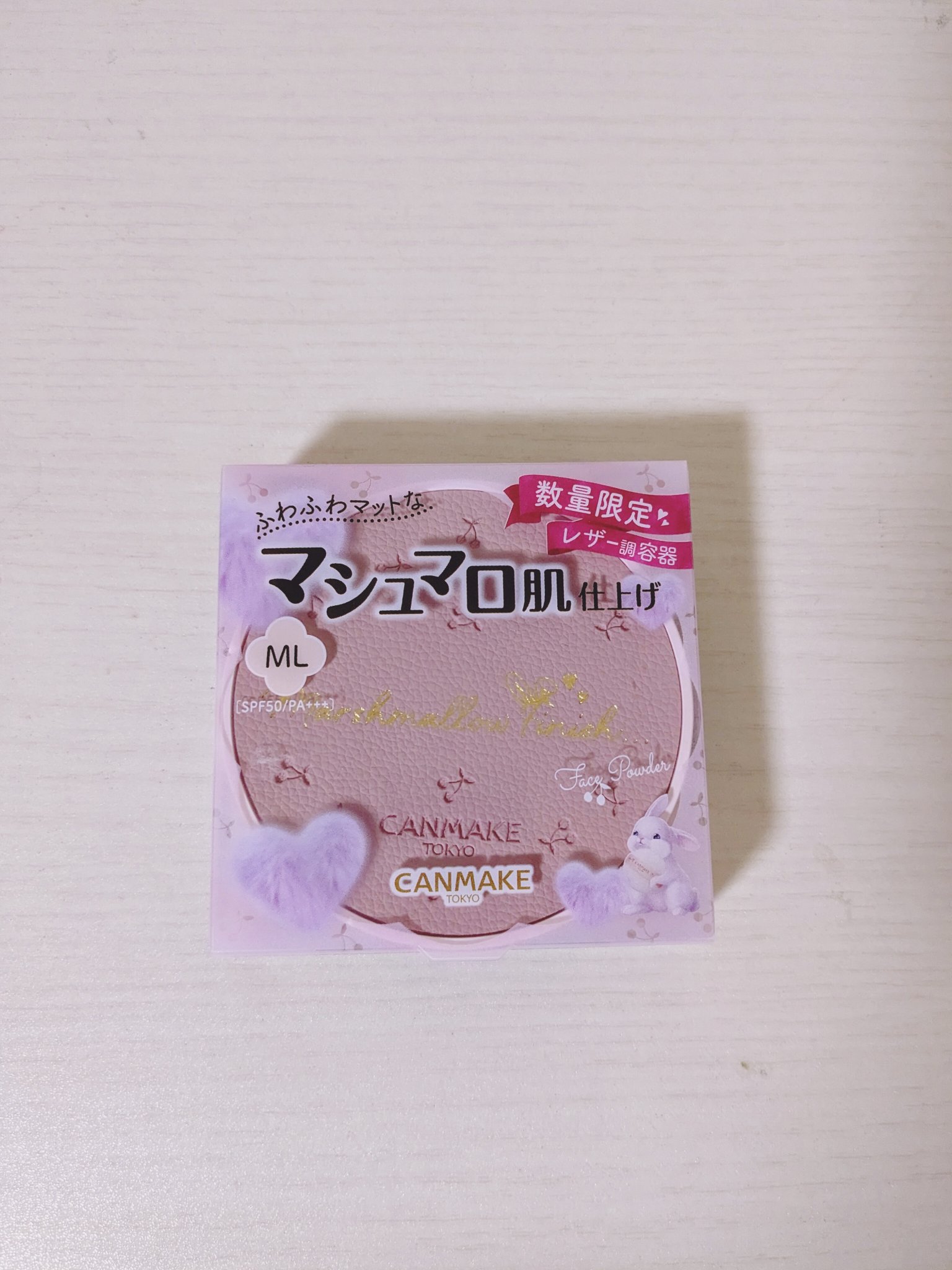 マシュマロフィニッシュパウダー ML マットライトオークル（限定パッケージ）/キャンメイク/プレストパウダーを使ったクチコミ（1枚目）