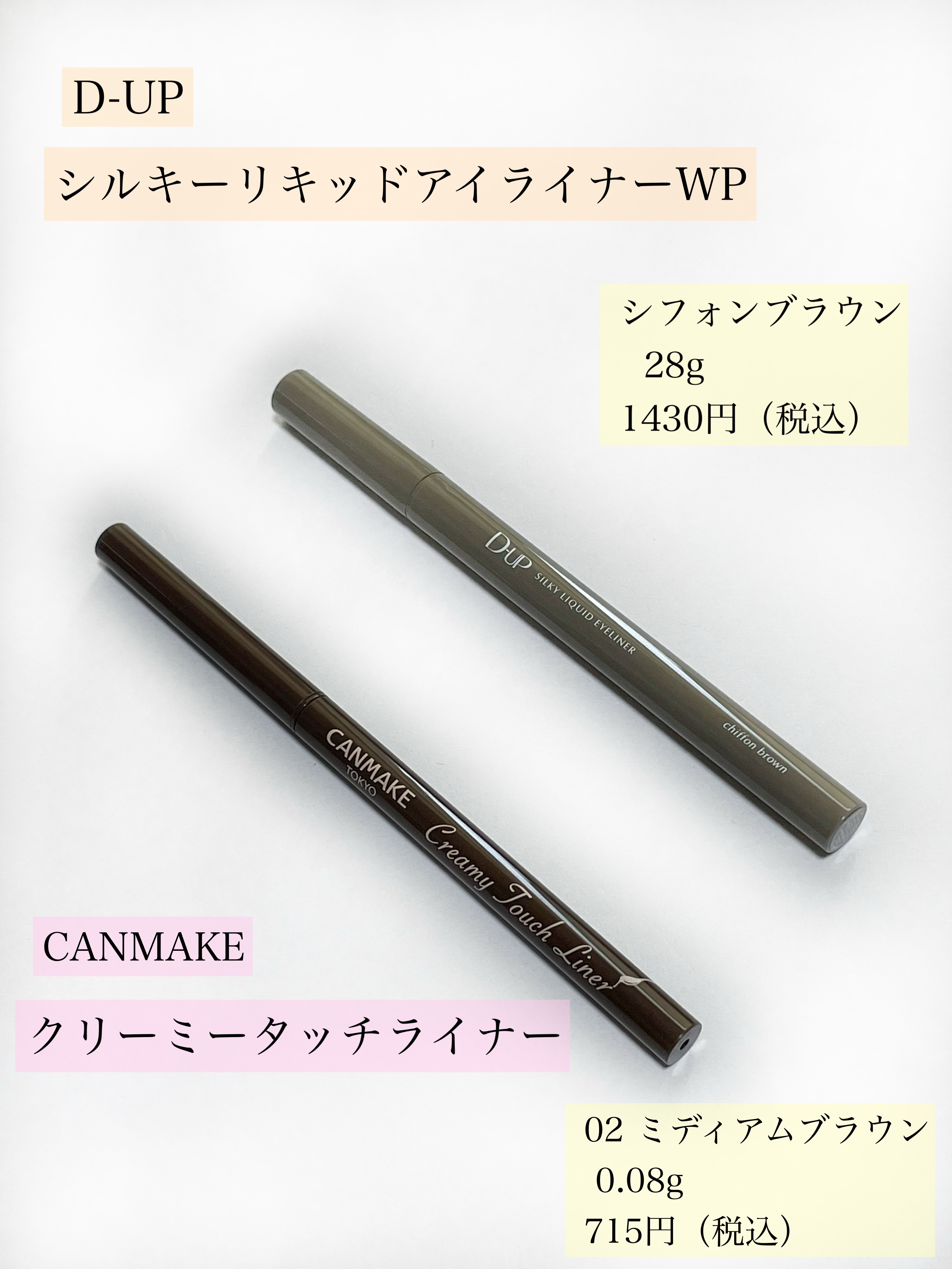 クリーミータッチライナー/キャンメイク/ジェルアイライナーを使ったクチコミ（2枚目）