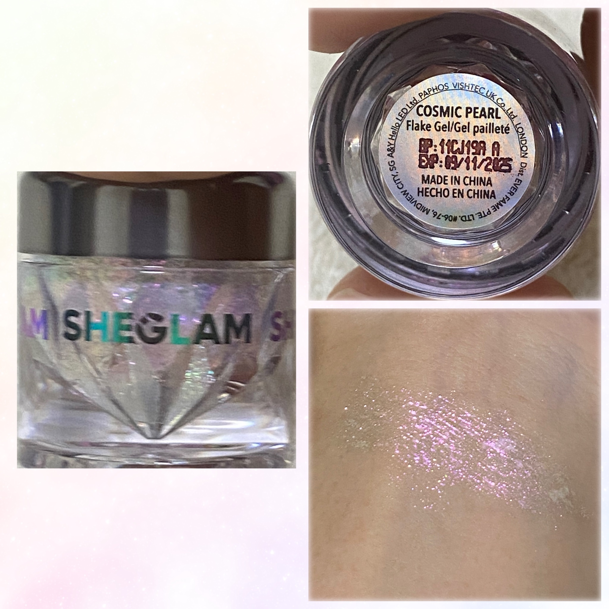 クロマゾーンマルチクローム　フレークジェル/SHEGLAM/ジェル・クリームアイシャドウを使ったクチコミ（3枚目）