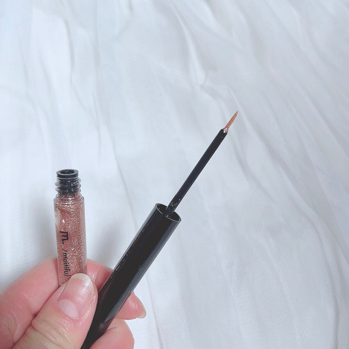 グリッターライナー(MFL リキッドアイシャドウ)/moitiful/グリッターを使ったクチコミ(3枚目)