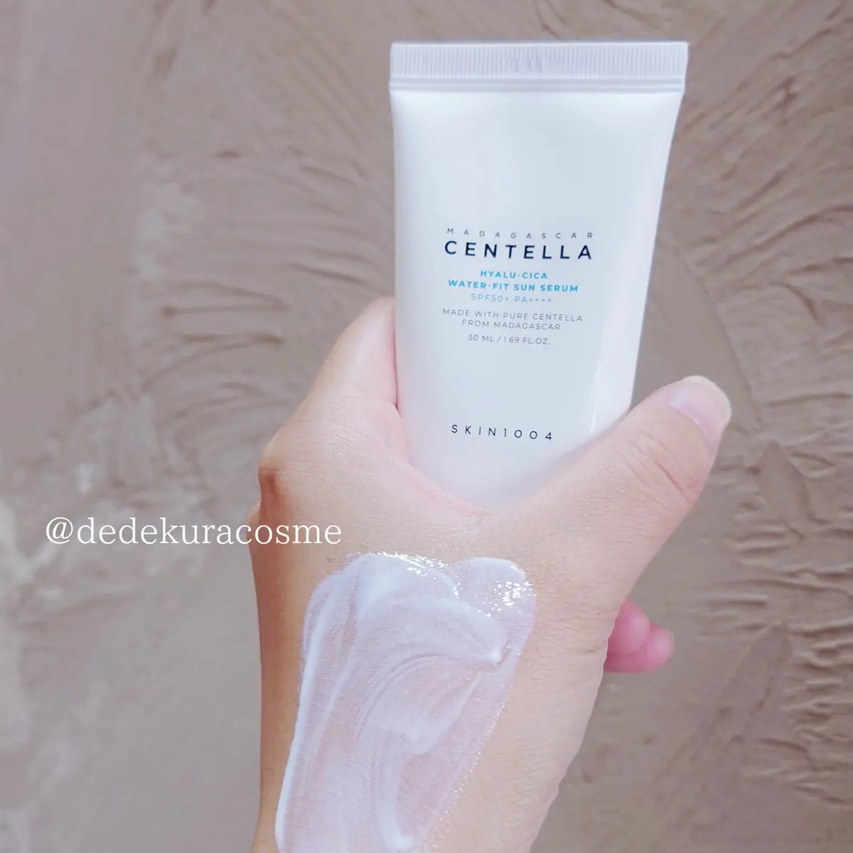 ヒアルーシカ ウォーターフィット サンセラム/SKIN1004/日焼け止めローションを使ったクチコミ（3枚目）