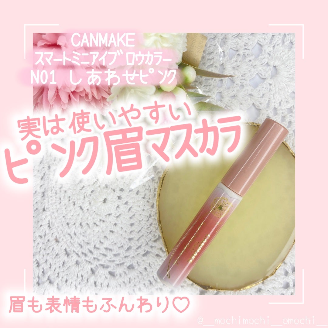 スマートミニアイブロウカラー/キャンメイク/眉マスカラを使ったクチコミ(1枚目)