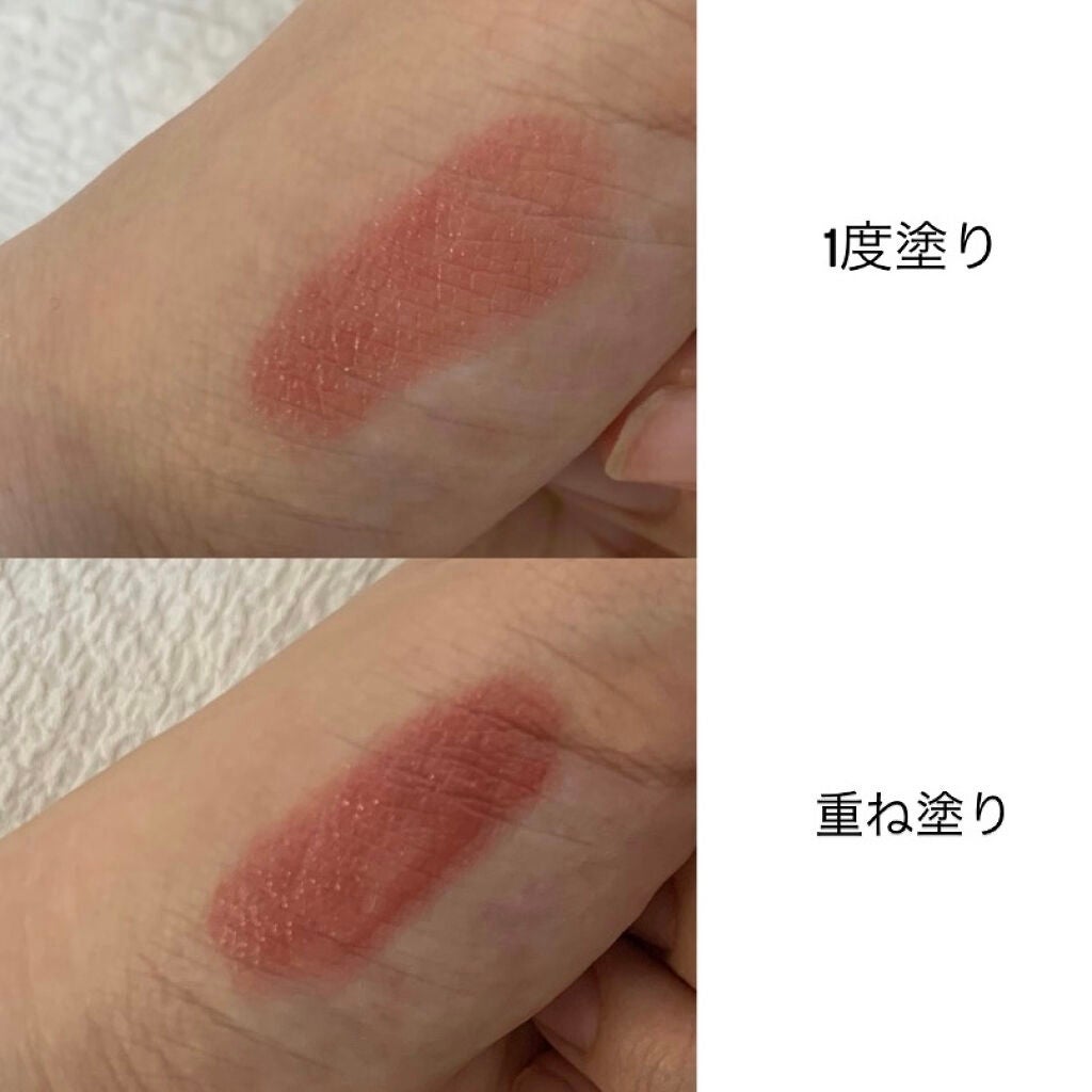 ラスティンググロスリップ/CEZANNE/口紅を使ったクチコミ(3枚目)