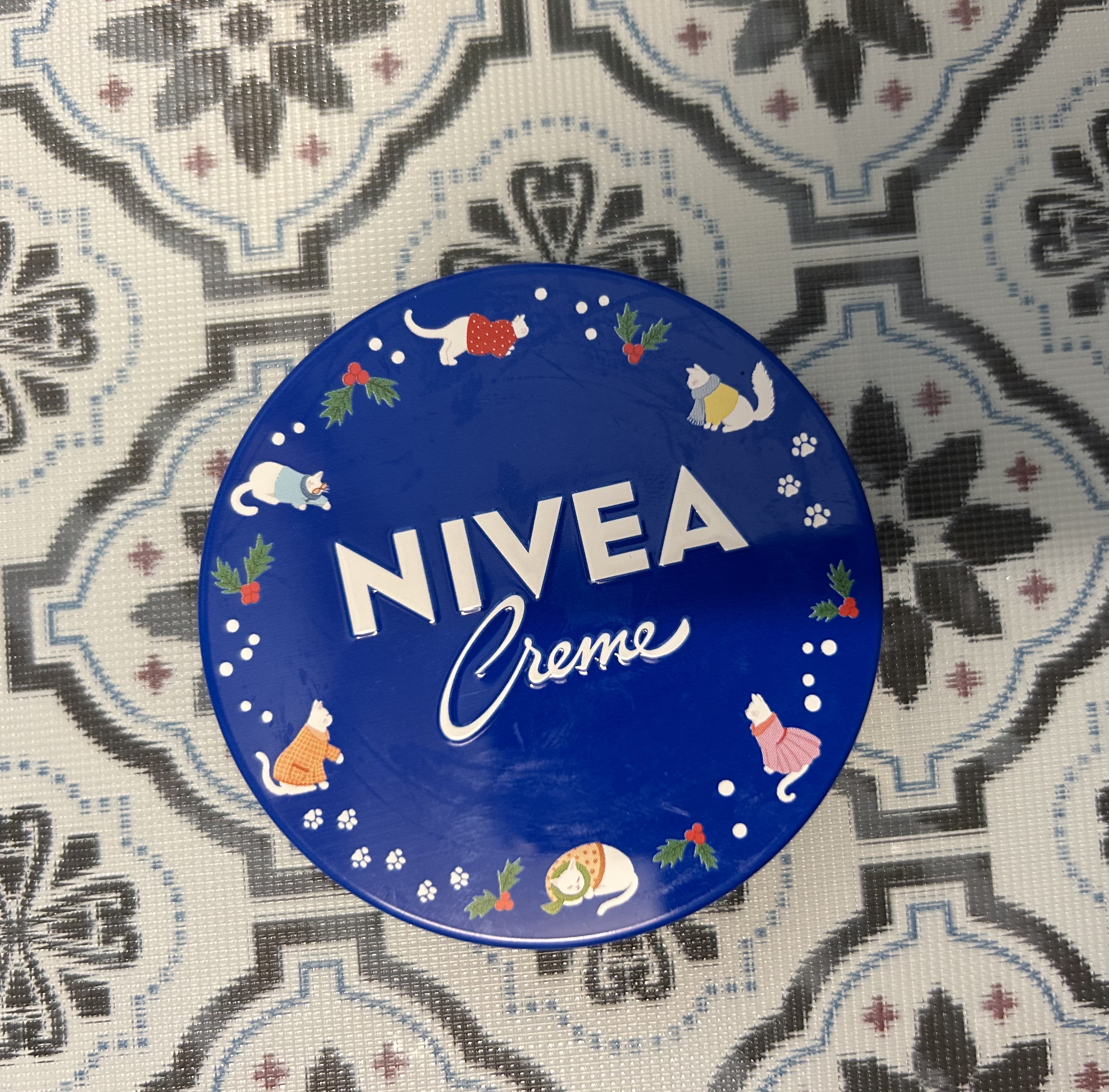 ニベアクリーム 限定デザイン 缶(生産終了）/ニベア/ボディクリームを使ったクチコミ（2枚目）