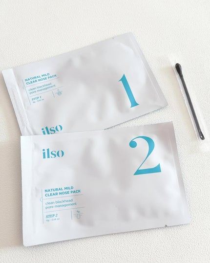 ナチュラルマイルドクリアノーズパック/ilso/シートマスク・パックを使ったクチコミ(2枚目)
