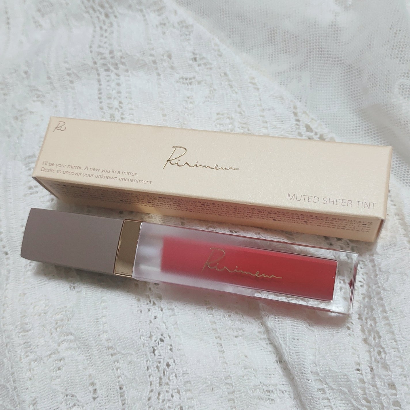 ミューテッドシアーティント/Ririmew/リップティントを使ったクチコミ(1枚目)