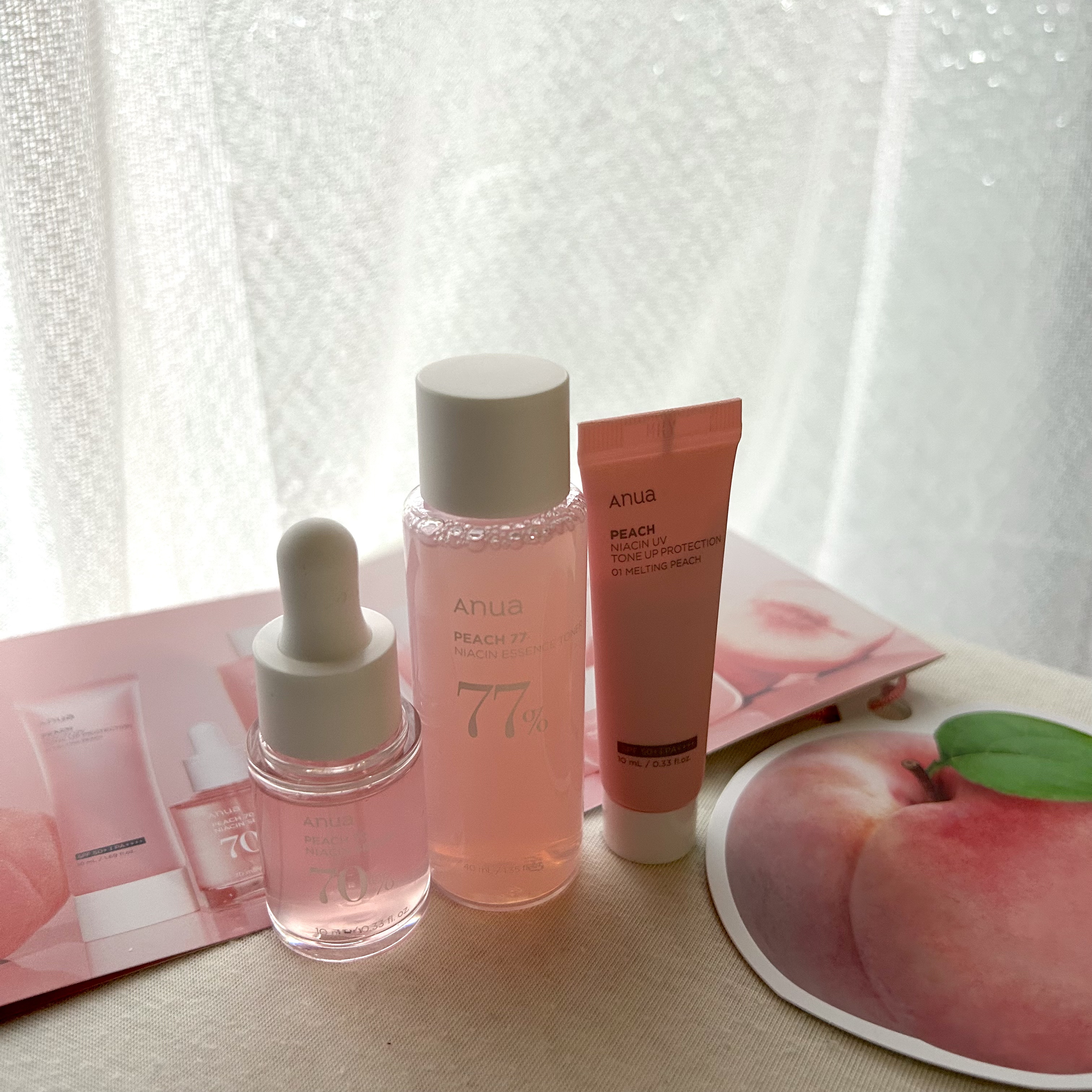 桃70%ナイアシンセラム/Anua/美容液を使ったクチコミ（1枚目）