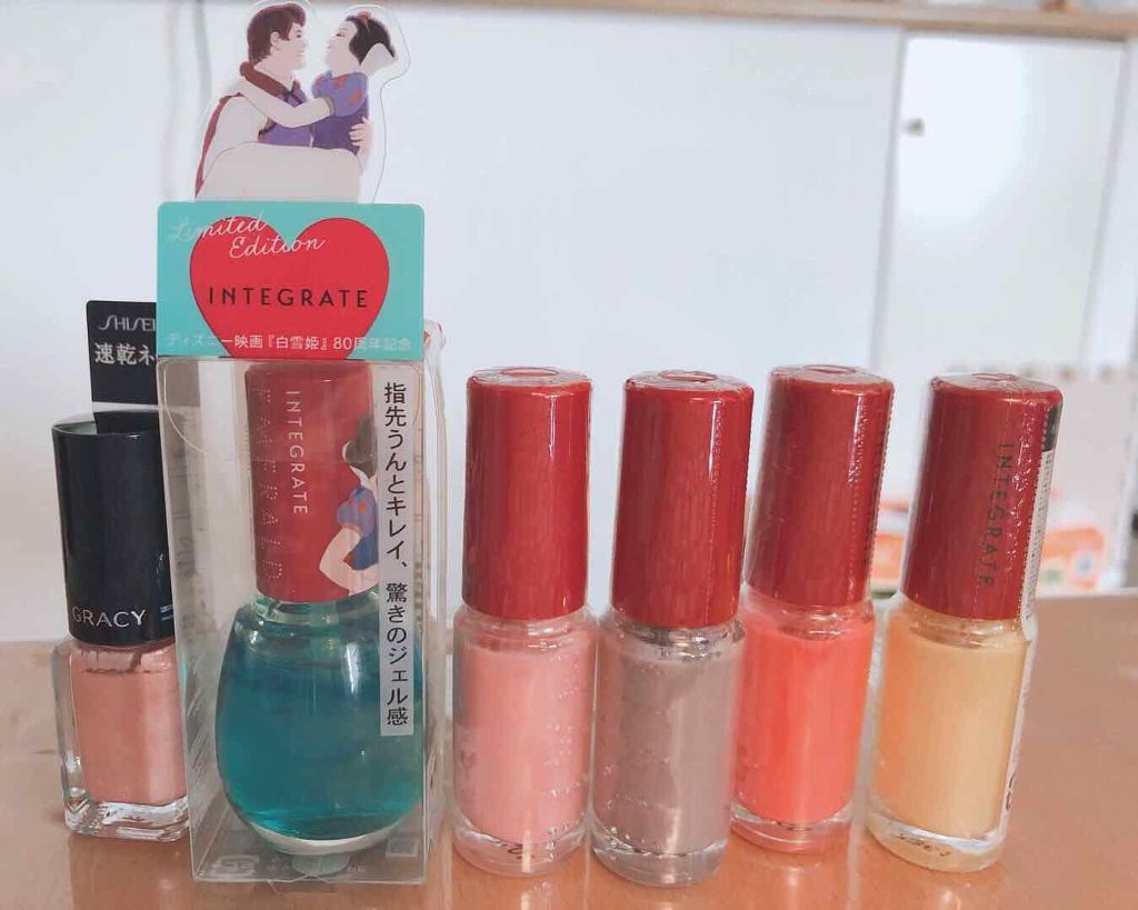 ジェルドロップネール/インテグレート/マニキュアを使ったクチコミ（1枚目）