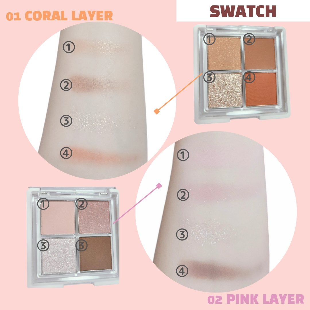 グリッターレイヤリングアイシャドウパレット/TWINKLE POP/アイシャドウパレットを使ったクチコミ(3枚目)