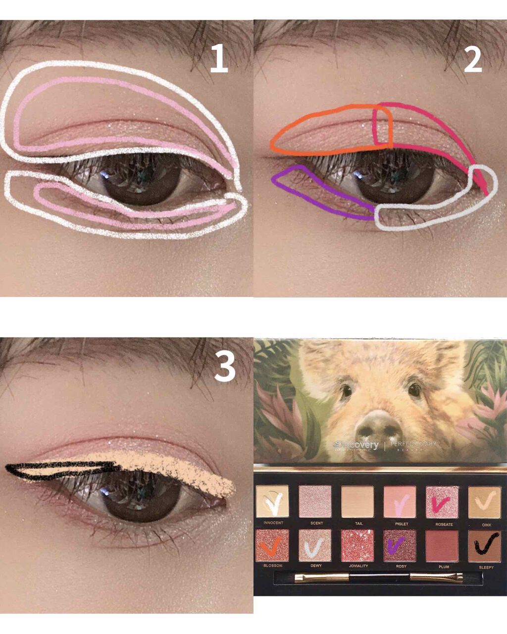 EYE OPENING LINER/UZU BY FLOWFUSHI/リキッドアイライナーを使ったクチコミ(4枚目)