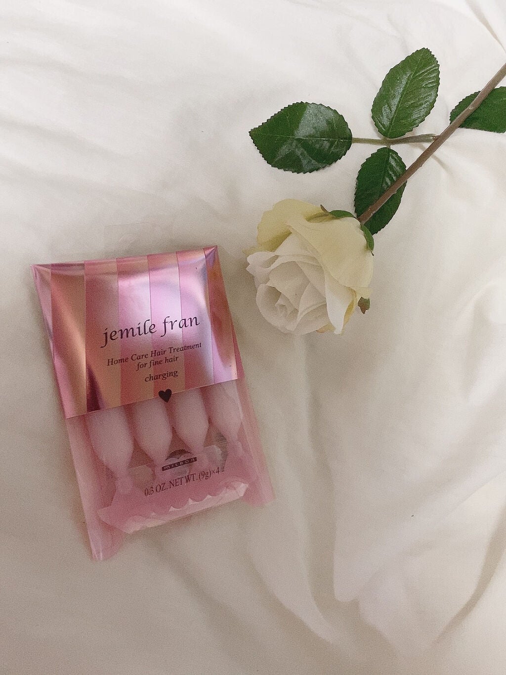 ジェミールフラン ヘアケアシリーズ サロントリートメント ハートチャージング/ジェミールフラン/洗い流すヘアトリートメントを使ったクチコミ(1枚目)