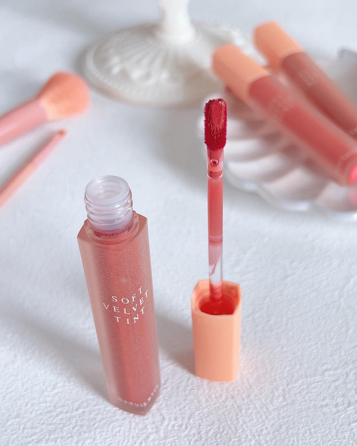 ソフトベルベットティント/Beaulette/リップティントを使ったクチコミ(4枚目)