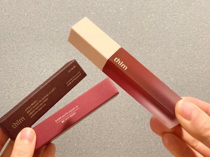 シアーマットリキッドリップ 05 Deep Berry/thim/口紅の画像