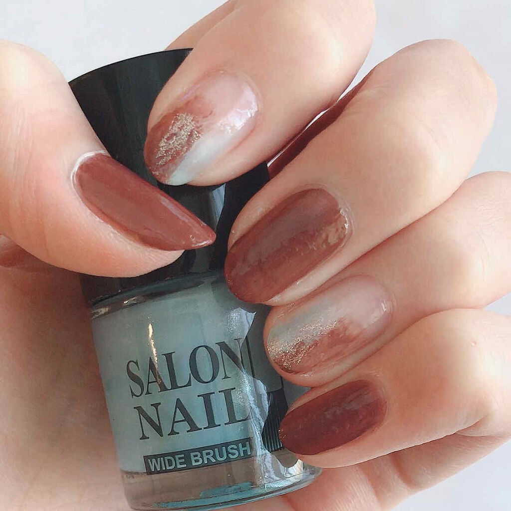 AT サロンネイルエナメル 17 パステルスカイ/Art Collection/マニキュアを使ったクチコミ（1枚目）