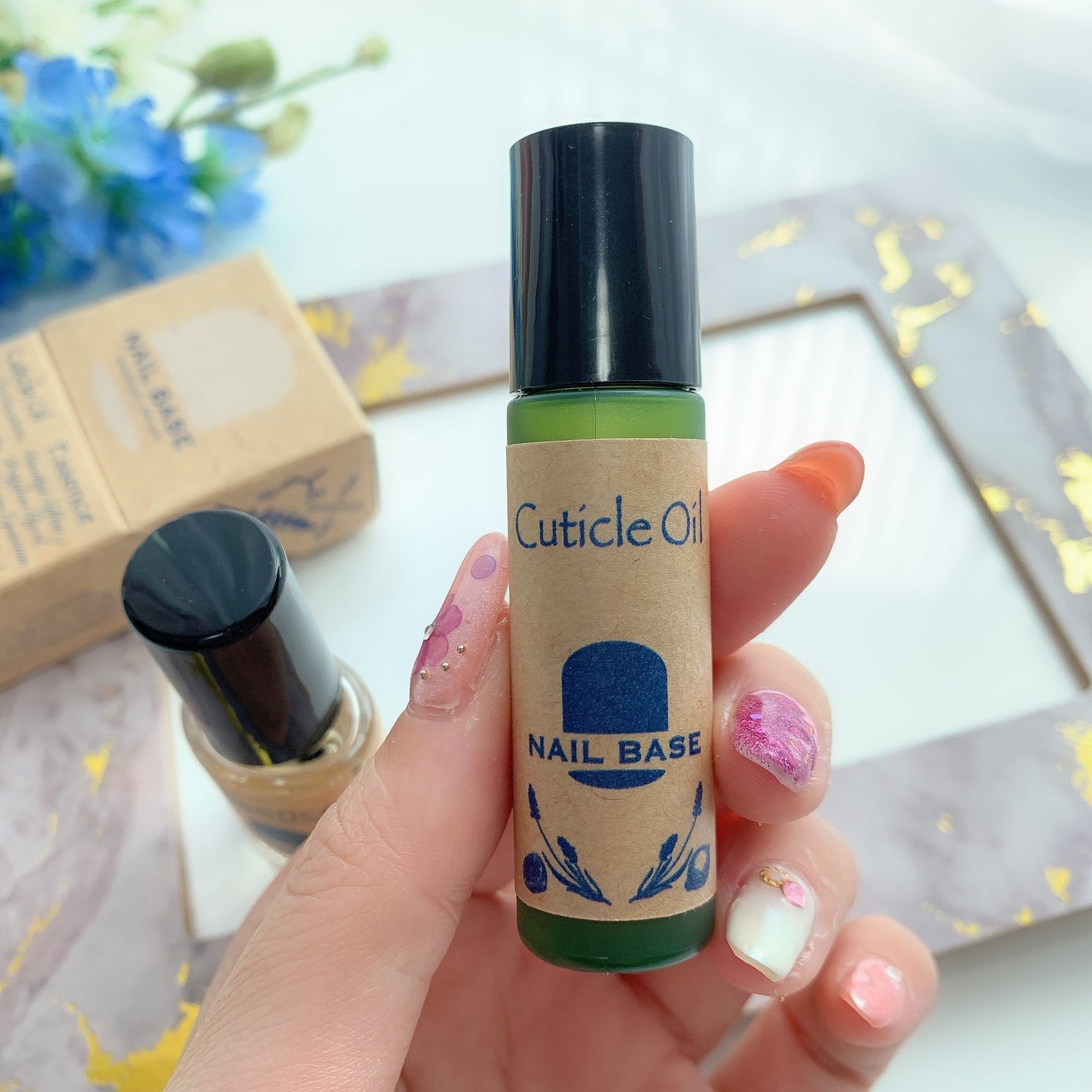 甘皮オイルと爪の美容液のセット/NAILBASE/ネイルオイル・トリートメントを使ったクチコミ(5枚目)