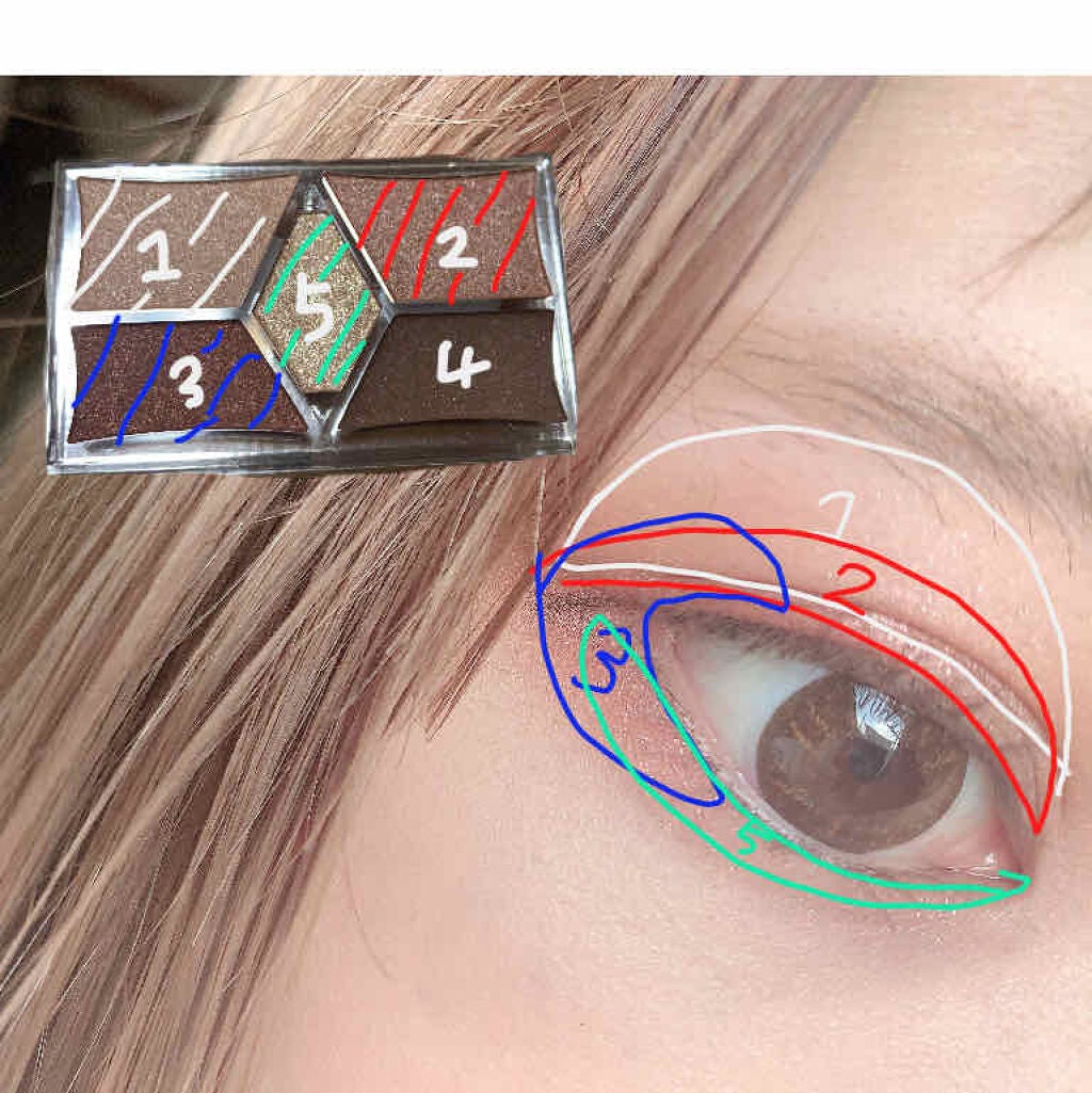 【旧品】パーフェクトスタイリストアイズ/キャンメイク/アイシャドウパレットを使ったクチコミ(2枚目)