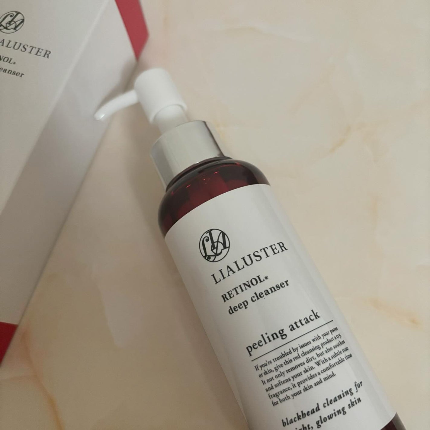 レチノールディープクレンザー/LIALUSTER/その他洗顔料を使ったクチコミ(1枚目)