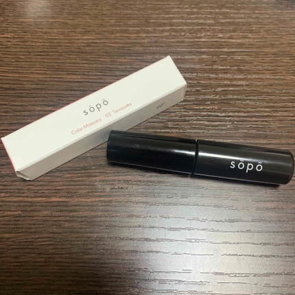 カラーマスカラ/sopo/マスカラを使ったクチコミ(2枚目)