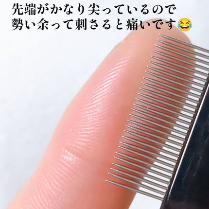 UR GLAM EYELASH COMB/U R GLAM/メイクブラシを使ったクチコミ(3枚目)