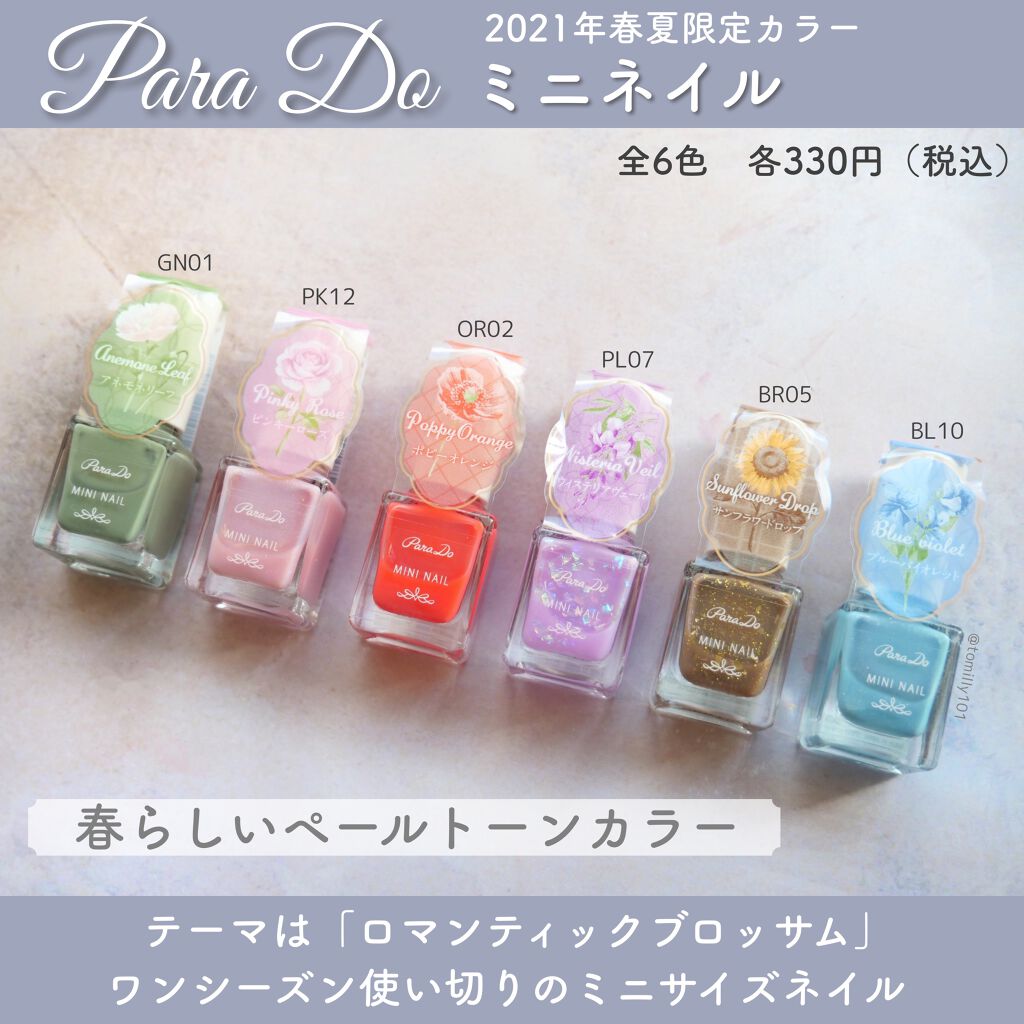 ミニネイル/パラドゥ/マニキュアを使ったクチコミ（2枚目）