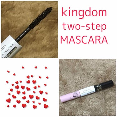 <kingdom 2step MASCARA>

¥1500(税抜き)

プチプラで3本位リピしてる
マスカラです。
私のまつ毛は割と頑固なストレートで
ビューラーしても気づいたら
下がっちゃってます。