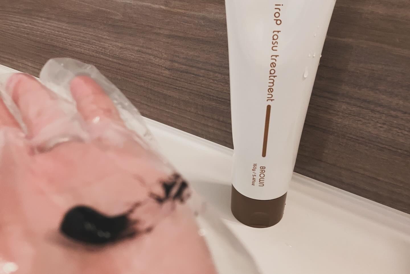 イロップ タス シャンプー/トリートメント トリートメント／ BROWN（ブラウン）/irop/市販シャンプーを使ったクチコミ（3枚目）