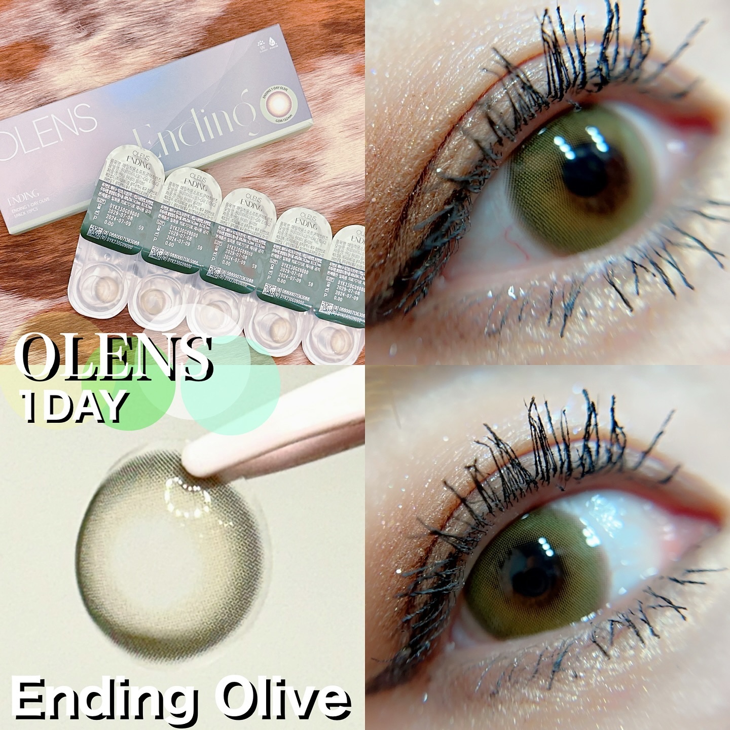 Ending 1day/OLENS/ワンデー（１DAY）カラコンを使ったクチコミ（3枚目）