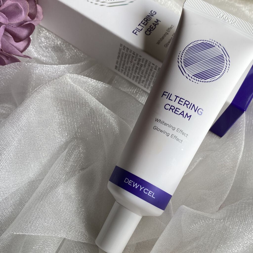 フィルタリングクリーム/DEWYCEL/日焼け止めクリームを使ったクチコミ（1枚目）