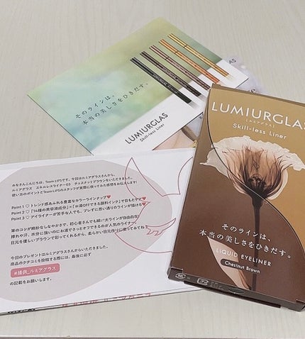 スキルレスライナー/LUMIURGLAS/リキッドアイライナーを使ったクチコミ(1枚目)