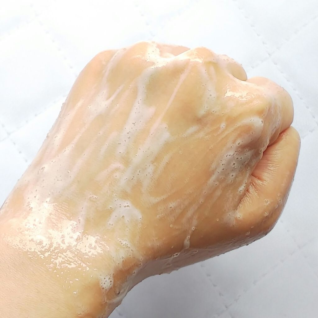 マンナンジェリーハイドロウォッシュ/PLUEST/洗顔料を使ったクチコミ(4枚目)