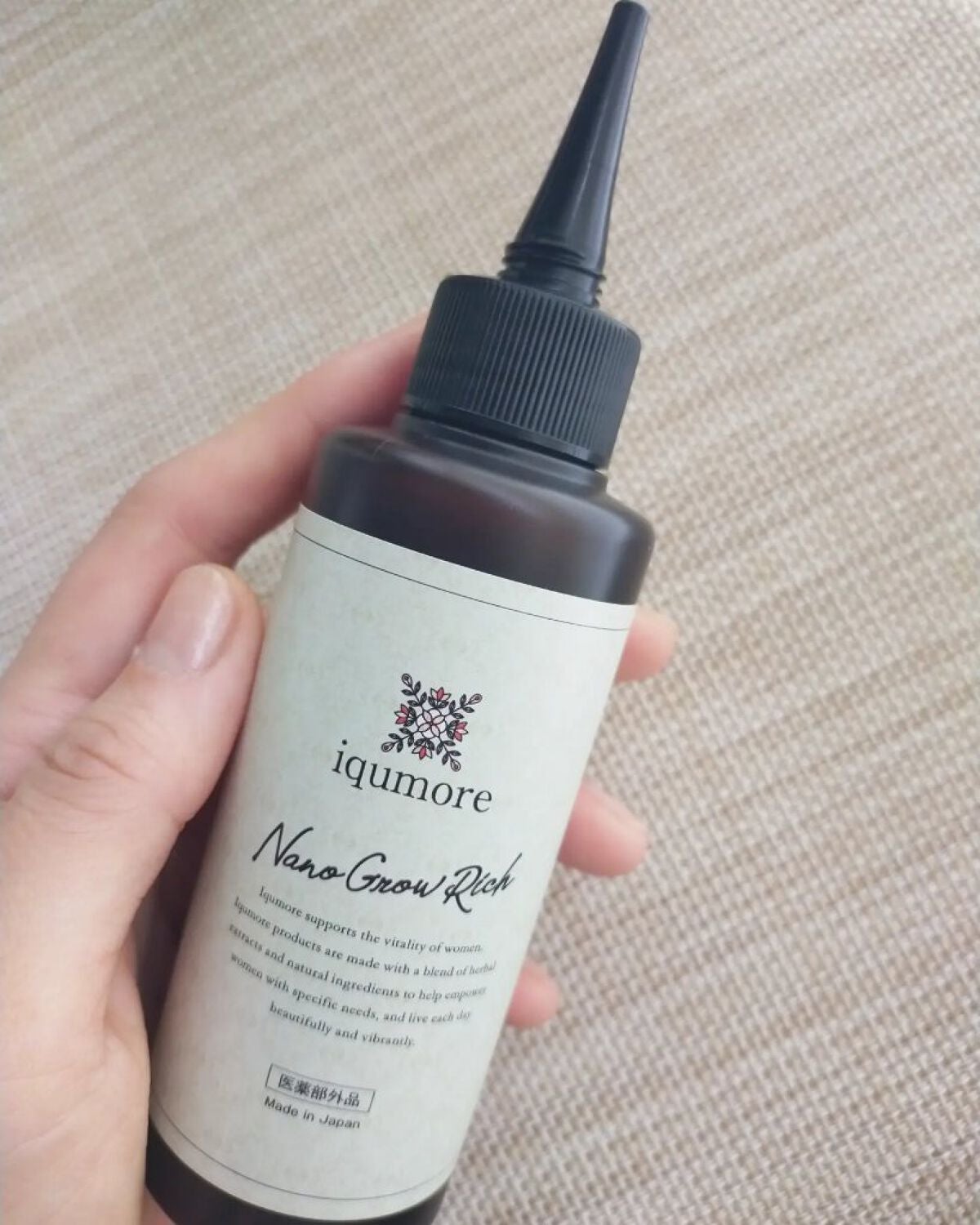 ナノグロウリッチ/iqumore/頭皮ローションを使ったクチコミ(1枚目)