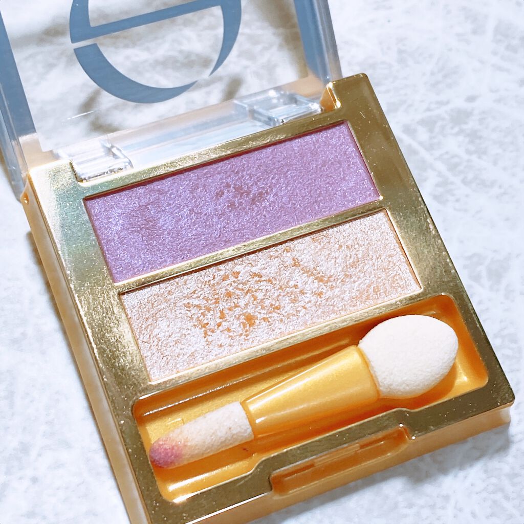 デュアルアイシャドウ N DU05 ピンクミラージュ/excel/アイシャドウパレットを使ったクチコミ（3枚目）
