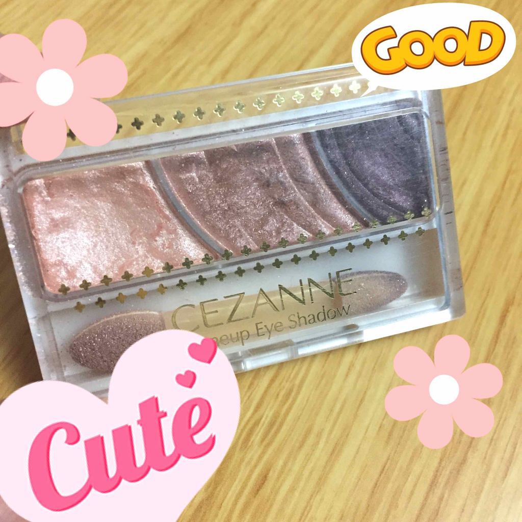 トーンアップアイシャドウ/CEZANNE/アイシャドウパレットを使ったクチコミ(1枚目)
