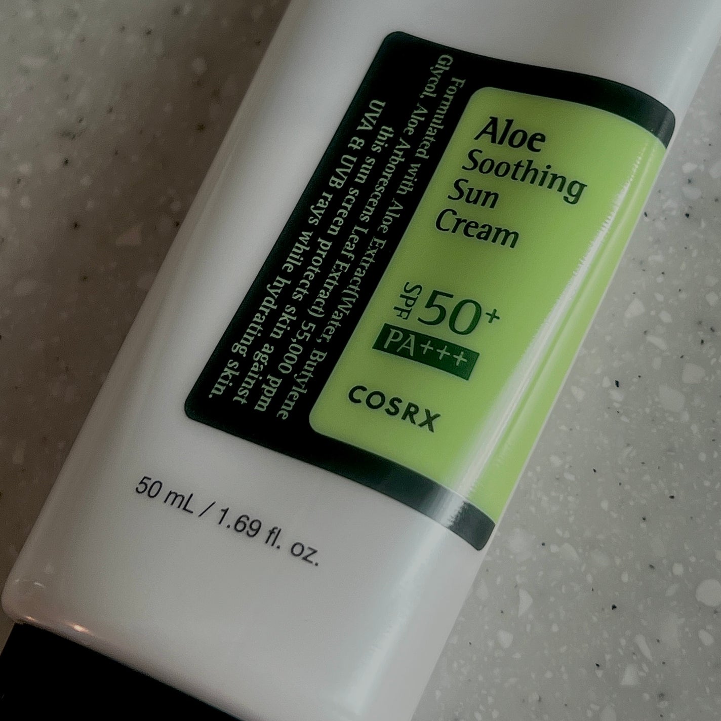 アロエスージングUVクリーム SPF50+ PA+++/COSRX/日焼け止めクリームを使ったクチコミ(1枚目)