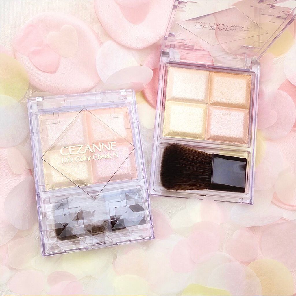 ミックスカラーチークN/CEZANNE/パウダーチークを使ったクチコミ(1枚目)