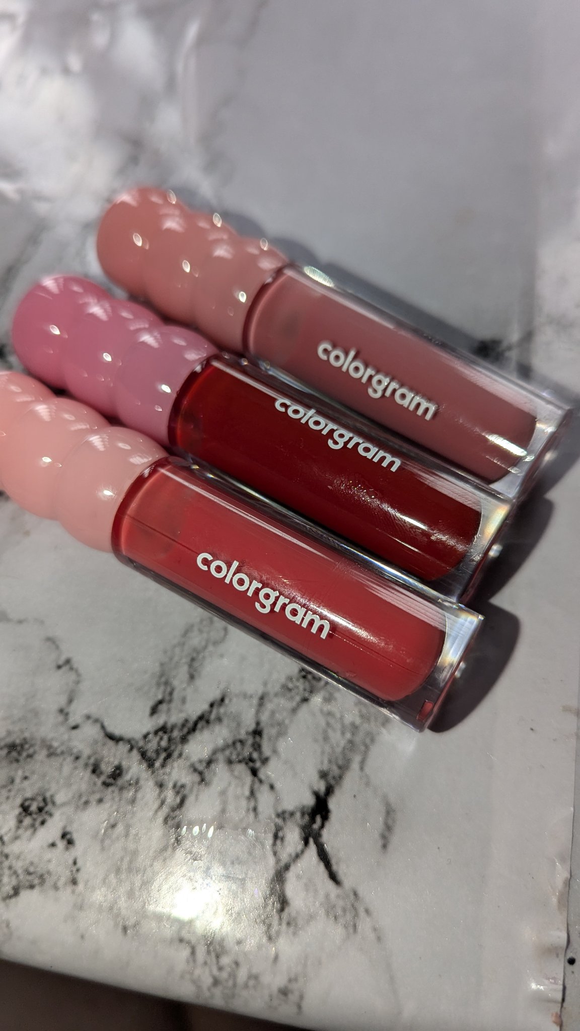 タンフルグラスグロス/Colorgram/リップグロスを使ったクチコミ（2枚目）