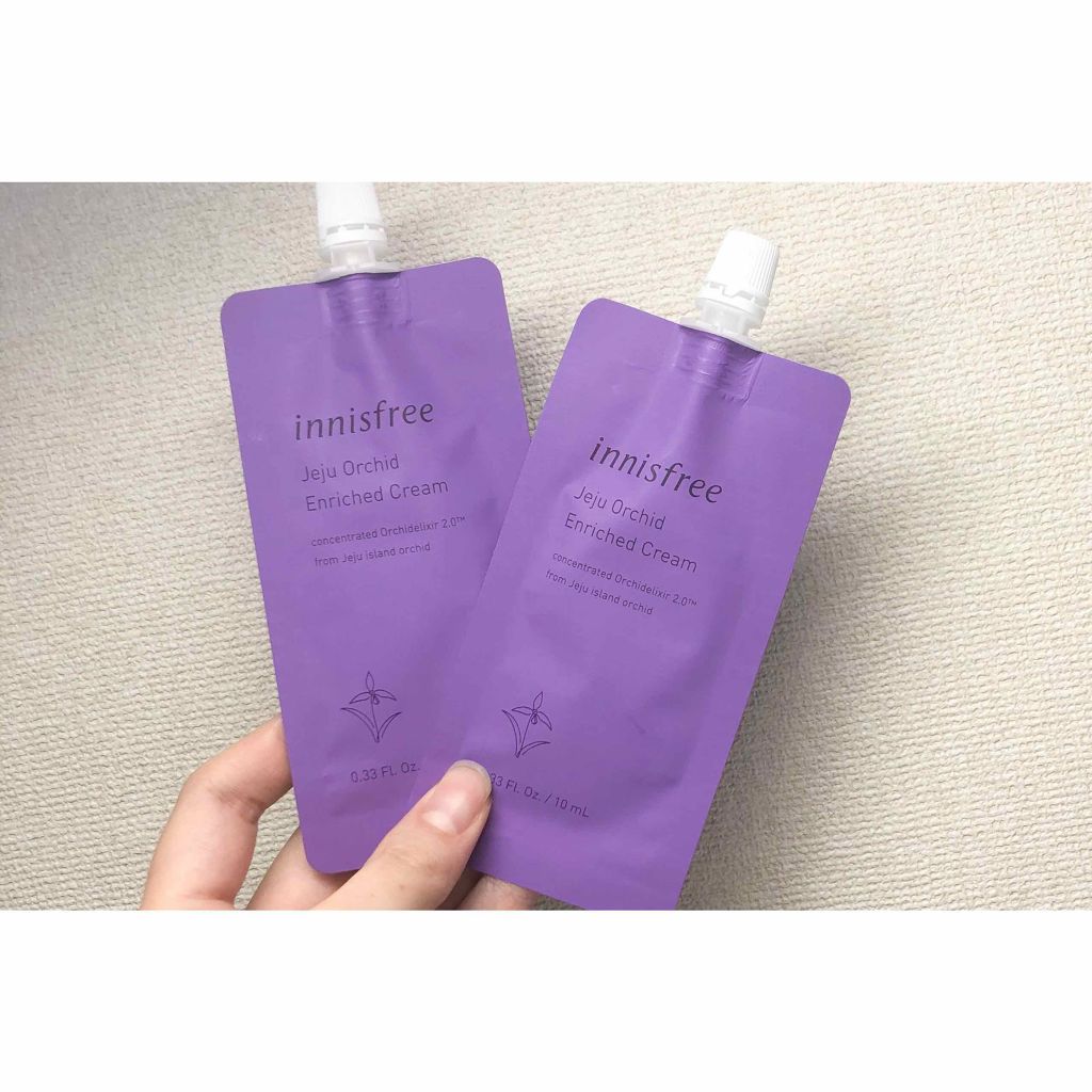 オーキッド エンリッチド クリーム/innisfree/フェイスクリームを使ったクチコミ（1枚目）