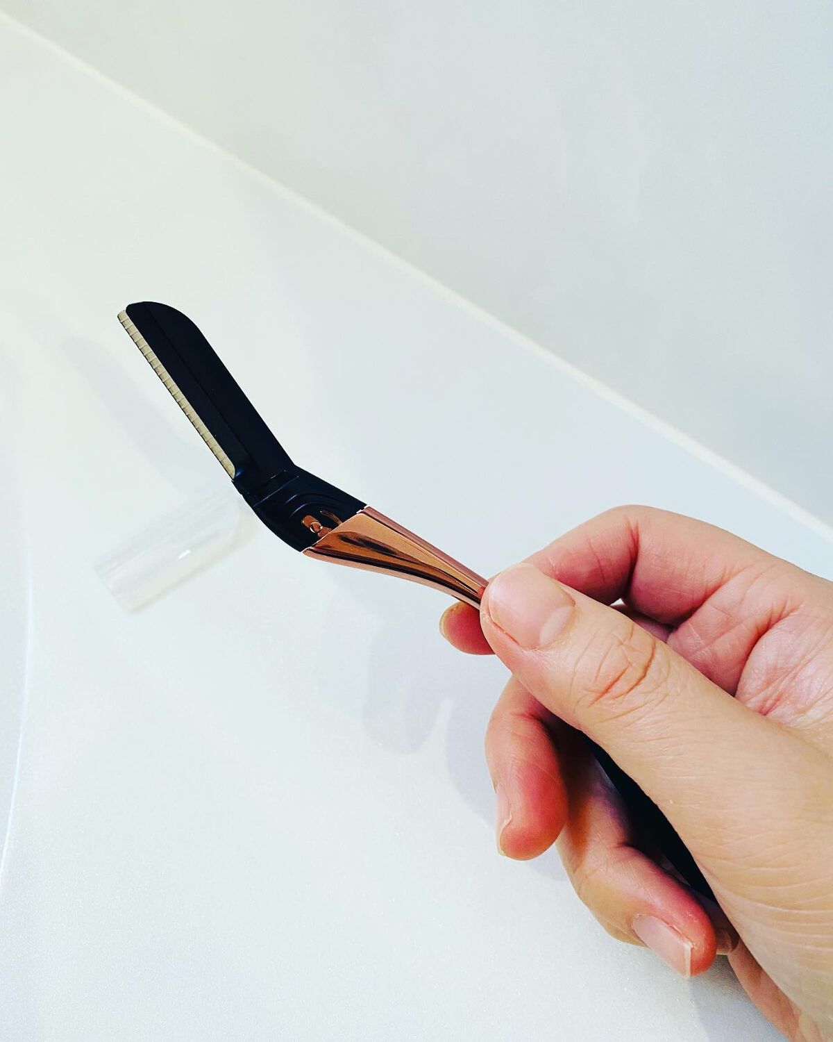 サロンプラス トーンアップ フェイススムーサー ホルダー（刃付き）/サロンプラス/シェーバーを使ったクチコミ（2枚目）