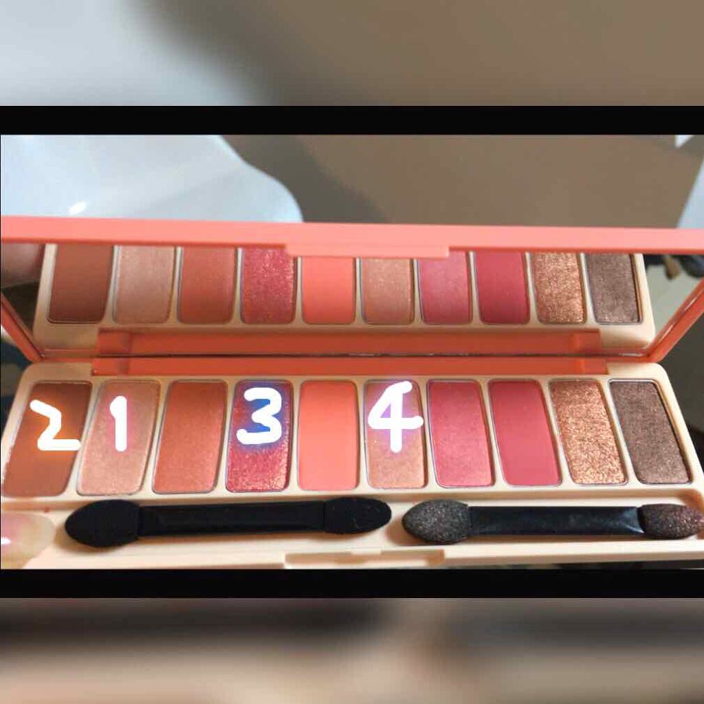 プレイカラー アイシャドウ/ETUDE/アイシャドウパレットを使ったクチコミ(4枚目)