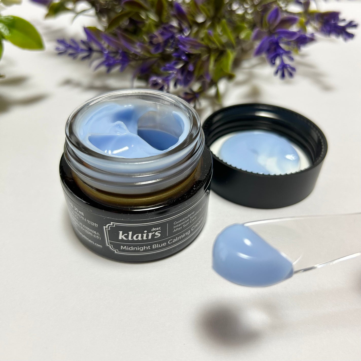 ミッドナイトブルーカーミングクリーム/Klairs/フェイスクリームを使ったクチコミ(1枚目)
