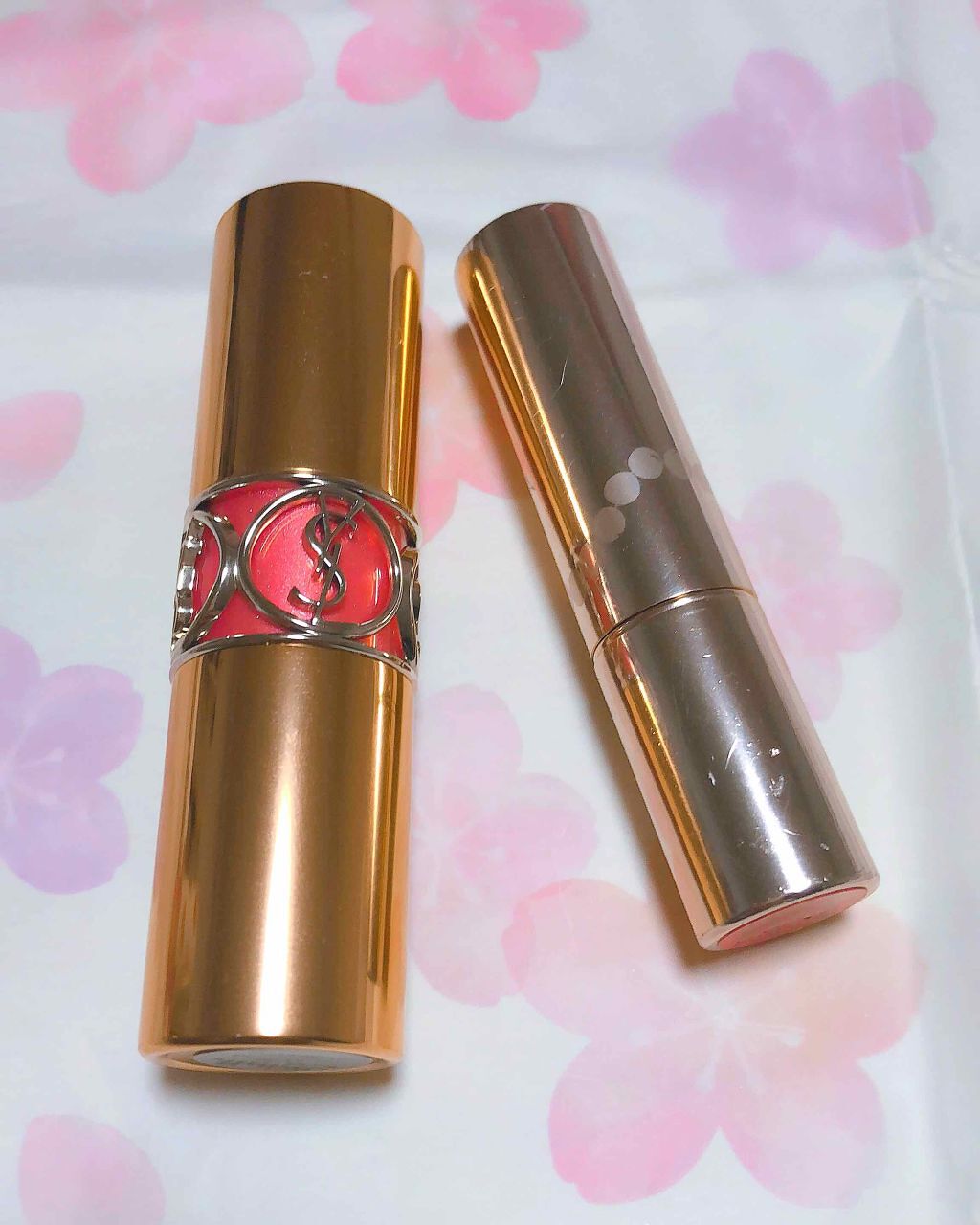 ルージュ ヴォリュプテ シャイン/YVES SAINT LAURENT BEAUTE/口紅を使ったクチコミ（1枚目）